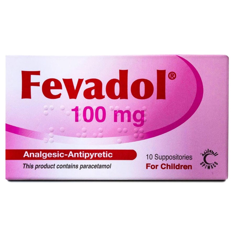 Fevadol 100mg Suppository 10