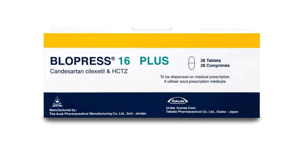 Blopress Plus 16/12.5mg Tablet 28