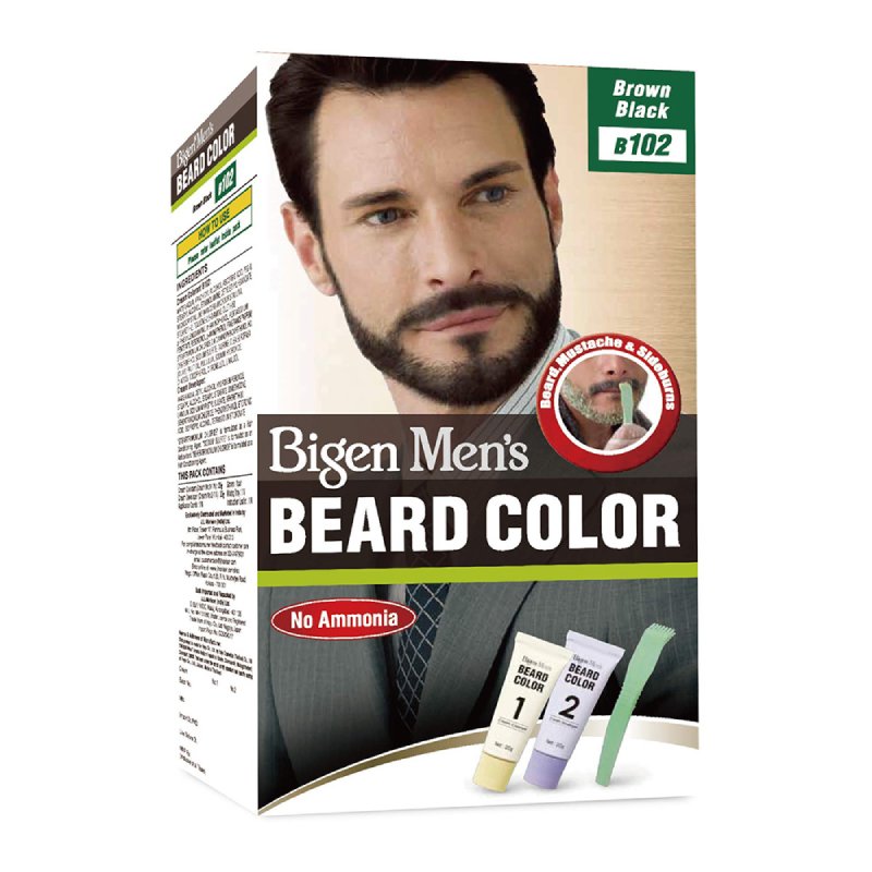 BIGEN MENS SPEEDY HAIR COLOR 102 BLACK BROWN 40GM