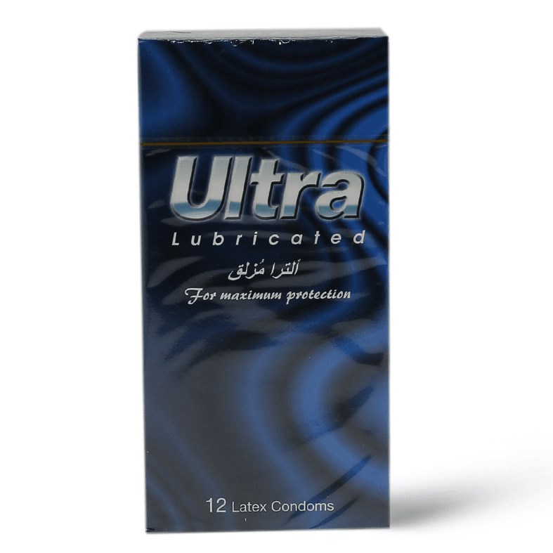 الترا واقي ذكري مزلق اكسترا - 12 قطعة