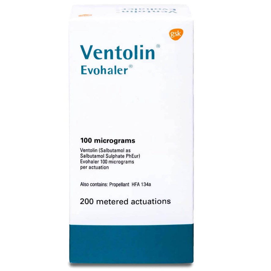 Ventolin Evohaler 100mcg Dose 200