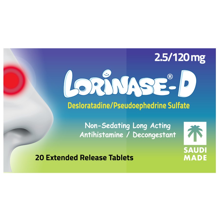 Lorinase D 2.5/120mg Tablet 20