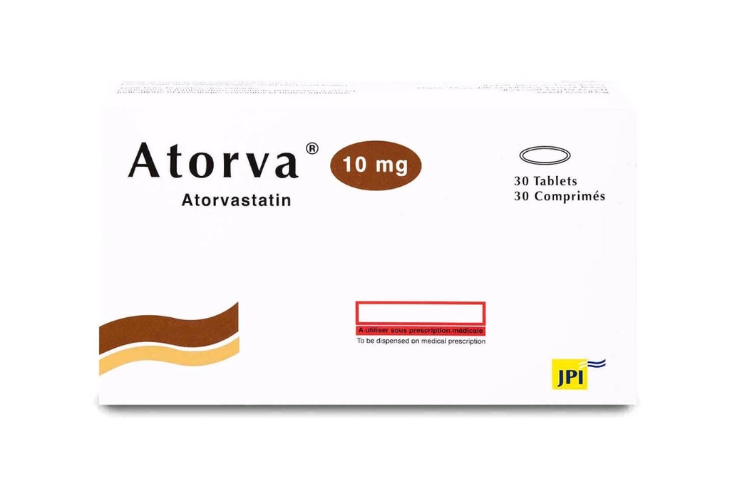 Atorva 10mg Tablet 30