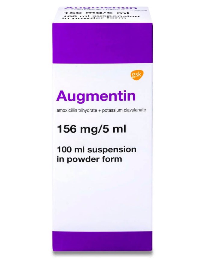 Augmentin 156mg/5ml Suspension 100ml