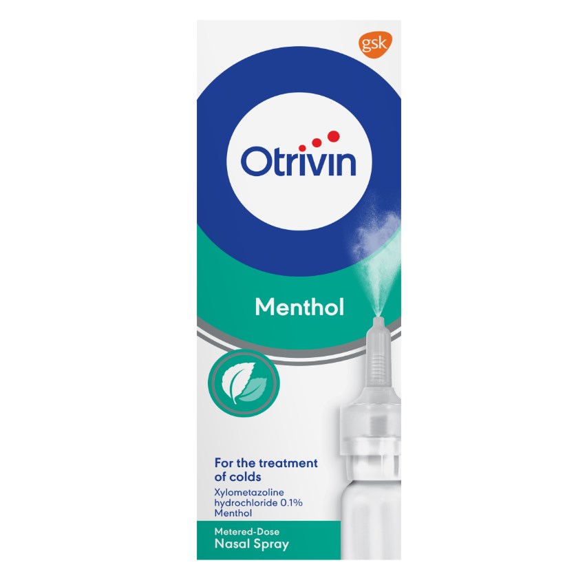 Otrivin Menthol 0.1% Nasal Spray 10ml