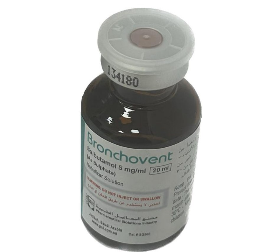 Bronchovent 5mg/ml Nebuliser Solution 20ml