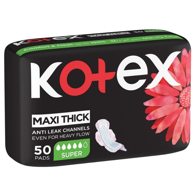 Kotex Super Maxi Protect 50 Pcs