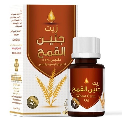 وادى النحل زيت جنين القمح للعناية بالشعر والجسم 60مل Wadi