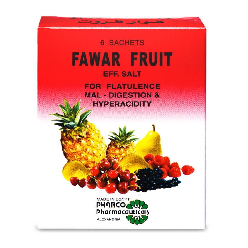 Fawar Fruit Effervescent Powder Sachet 6x5g