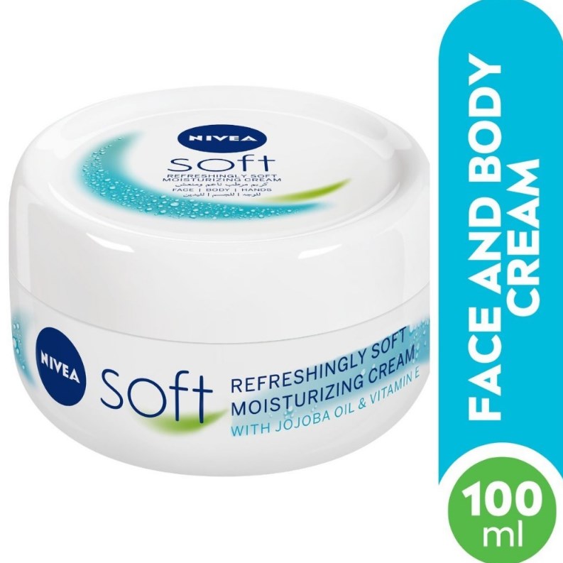 NIVEA | Cream Soft Highly Refreshing Moisturizing Cream For Everyday Use - 100 Ml