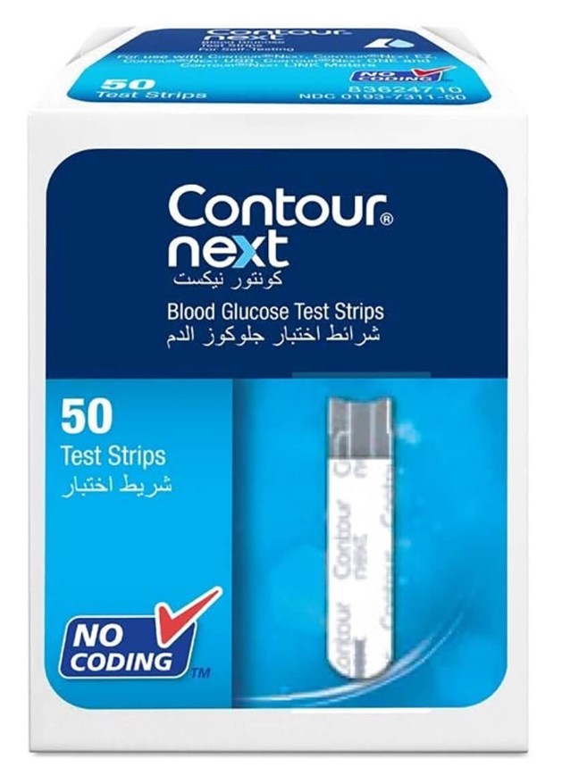 CONTOUR NEXT BLLOD GLUCOSE TEST STRIPS