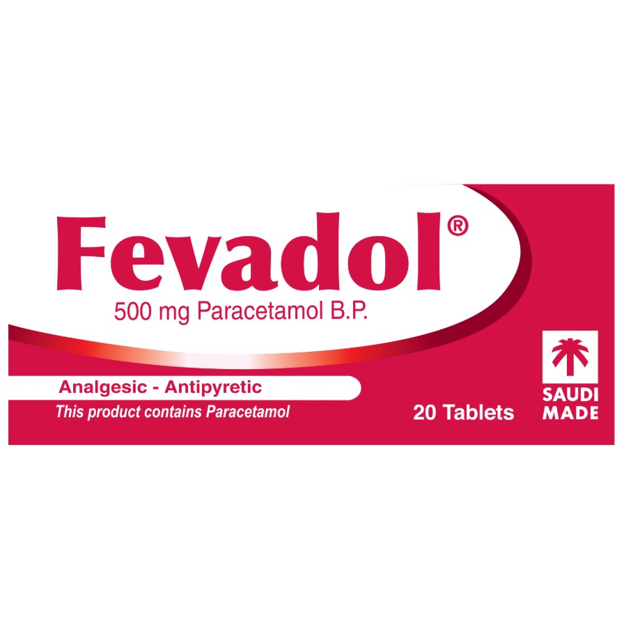 Fevadol 500mg 20 Tab