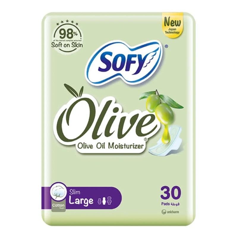 Sofy Feminine Napkin Olive Large - 30 Pads