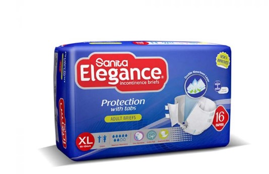 Sanita Elegance Diapers XL16 pcs