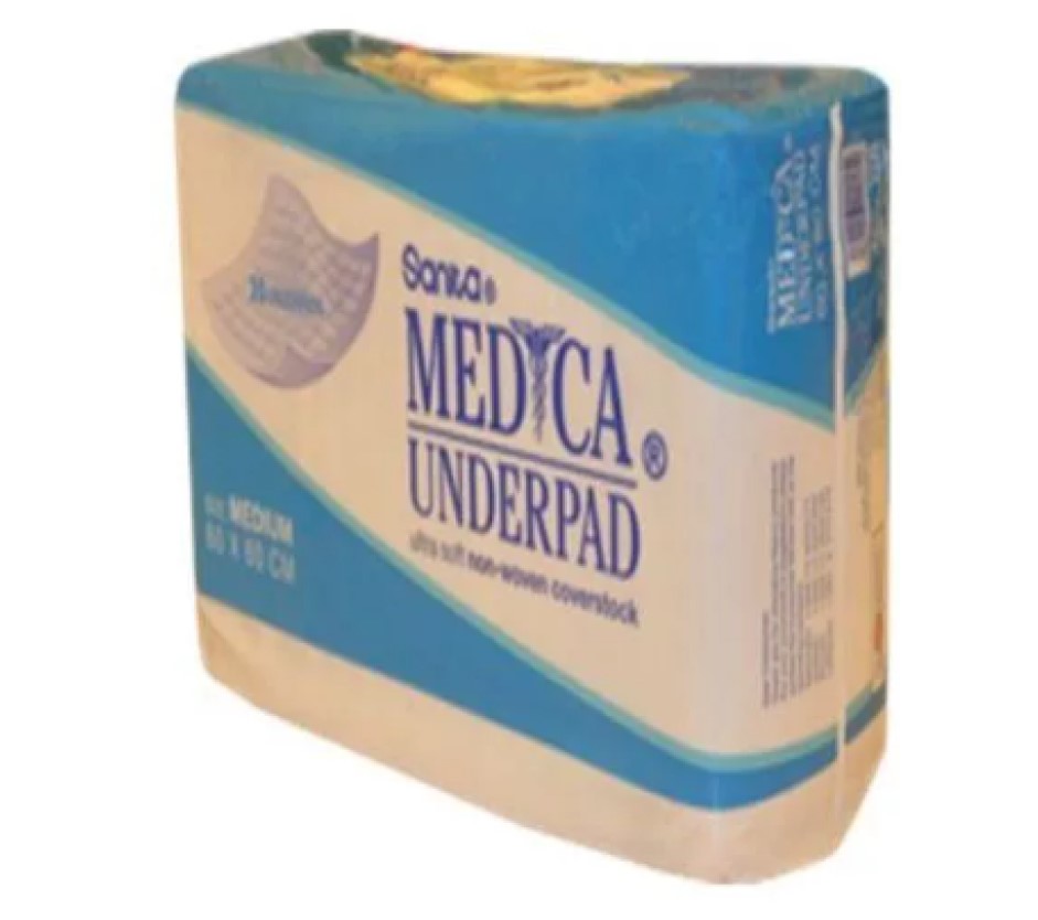 Sanita Underpads Medium  20 Pads  