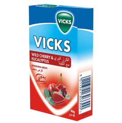 Vicks Throat Refreshing With Wild Cherry 40 Gm