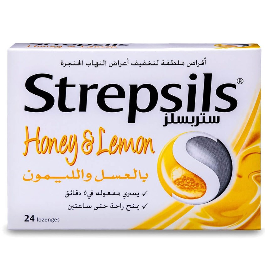 Strepsils Honey and Lemon 24 Lozenges