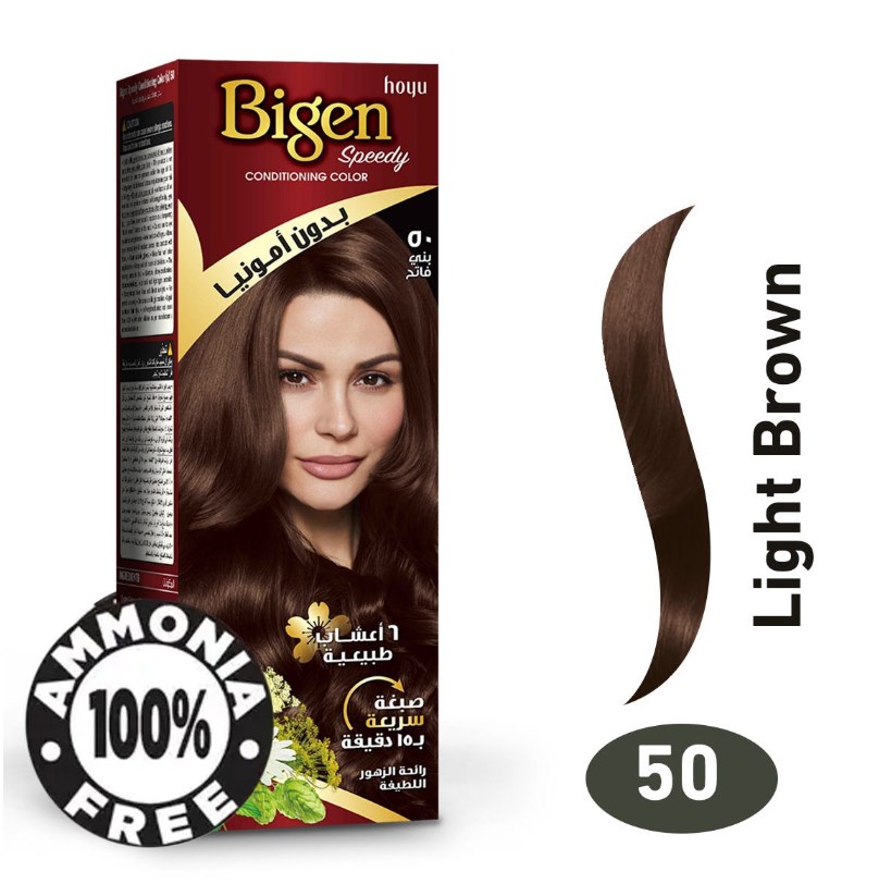 Bigen Women Speedy Color Light Brown 50