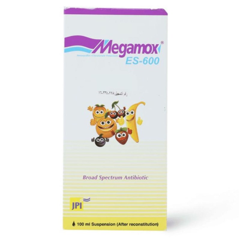 Megamox ES-600mg 100ML Susp