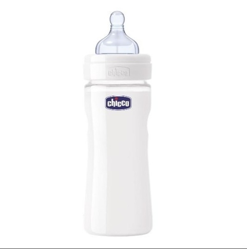 Chicco Baby Glass Feeding Bottle 240ML