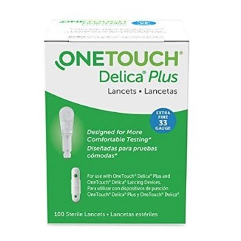 ONE TOUCH DELICA PLUS 100 LANCETS