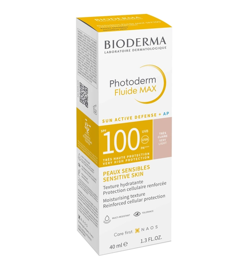 Bioderma Sunscreen FLUIDE MAX 100 VERY LIGHT SENSITIVE SKIN 40ML
