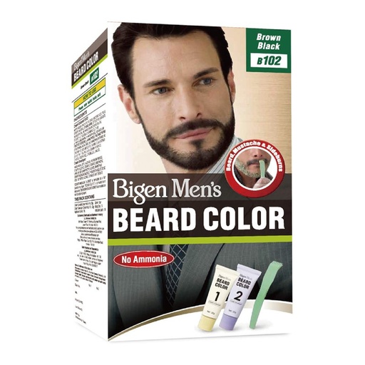 BIGEN MENS SPEEDY HAIR COLOR 102 BLACK BROWN 40GM