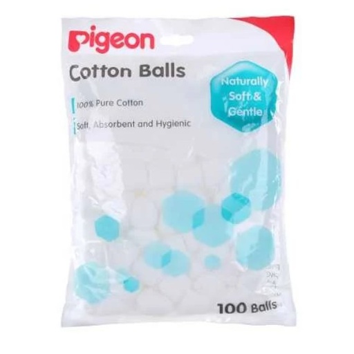 PIGEON COTTON SOFT ABSORBENT HYGEIENIC 100 BALLS