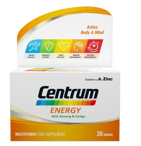 Centrum Energy 30 Tab