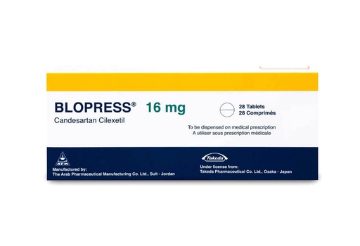 Blopress 16mg Tablet 28