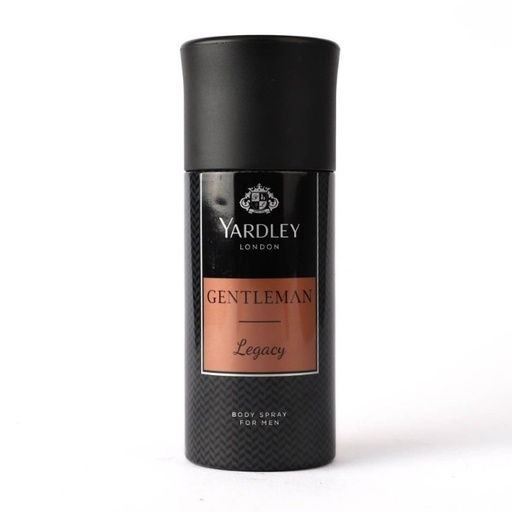 Yardley Deodorant, Spray, Gentleman Legacy 150Ml