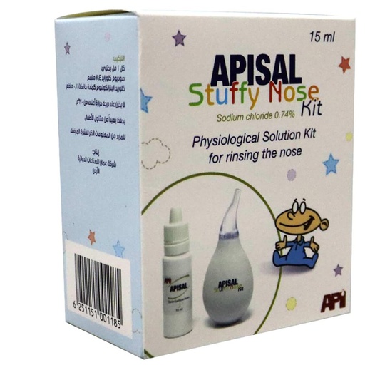 Apisal 0.74% Stuffy Nose Kit 15ml