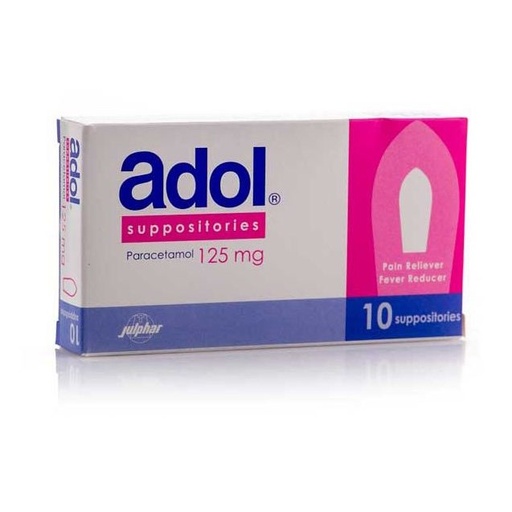 Adol 125mg Suppository 10