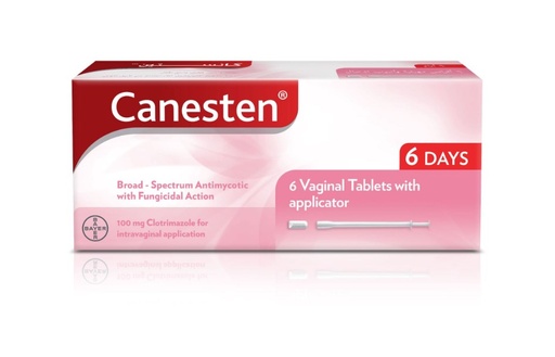 Canesten 100mg Vaginal Tablet 6 Days