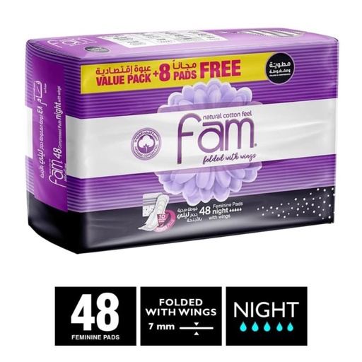 Femme Night Folded With Wings 48 Pieces