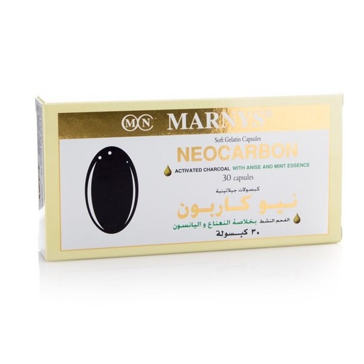 Marnys Neocarbon Activated Charcoal Capsule 30
