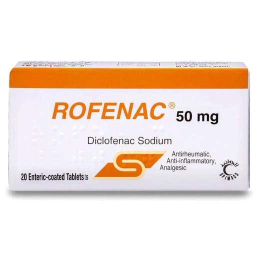Rofenac 50mg Tablet 20