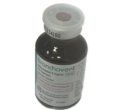 Bronchovent 5mg/ml Nebuliser Solution 20ml
