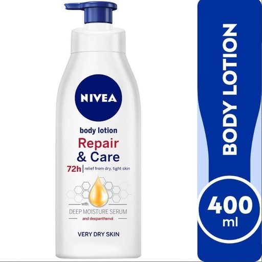 - 400 مل NIVEA | Body Lotion, Repair & Care Moisture, Very Dry Skin