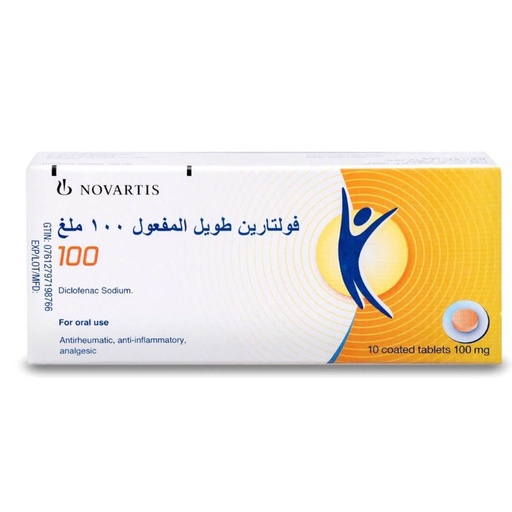 Voltaren Retard 100mg Tablet 10