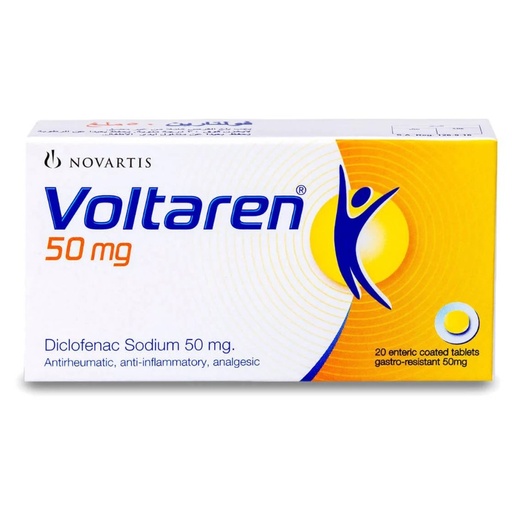 Voltaren 50mg Tablet 20
