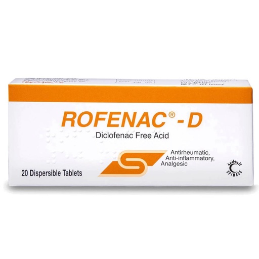 Rofenac D 50mg Dispersible Tablet 20