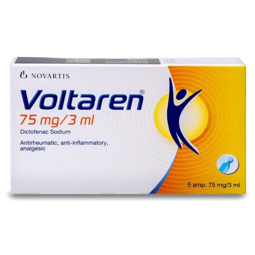 Voltaren 75mg Ampoule 5x3ml