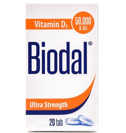 Biodal 50000iu Tablet 20