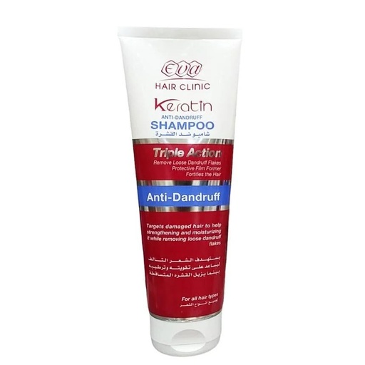 Ekeratin Hair Shampoo triple action anti dandruff 230 ml