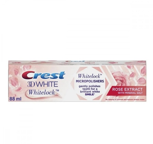 Crest 3D White Whitestrips Whitening Toothpaste Rose Essence 75ml