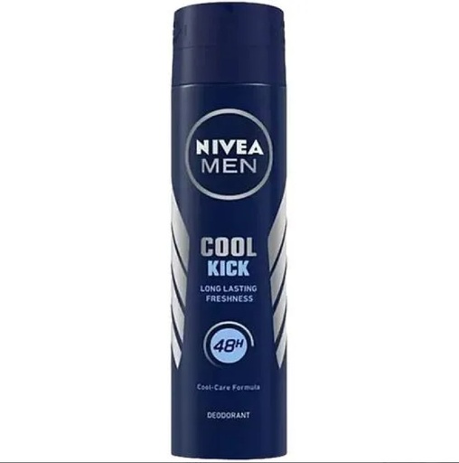 NIVEA Deodorant Spray Cool Kick, Quick Dry for Men 150 Ml