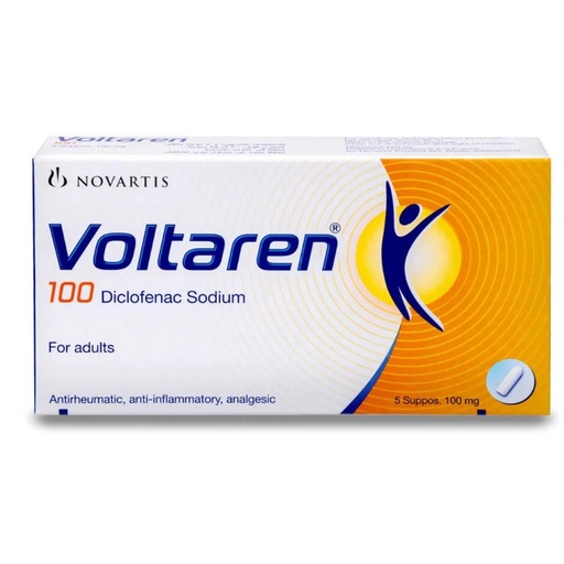 Voltaren 100mg Suppository 5