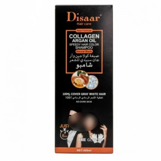 Disaar Shampoo Collagen Argan Oil Speedy Hair Color 400ML