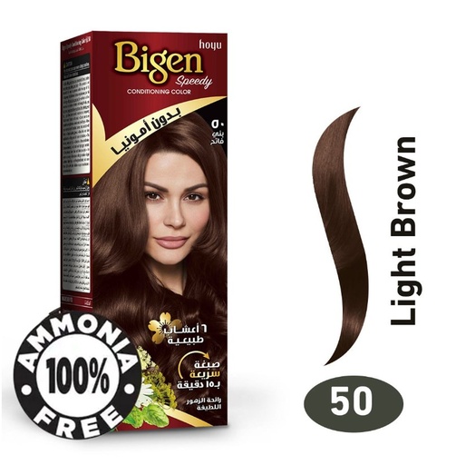 Bigen Women Speedy Color Light Brown 50